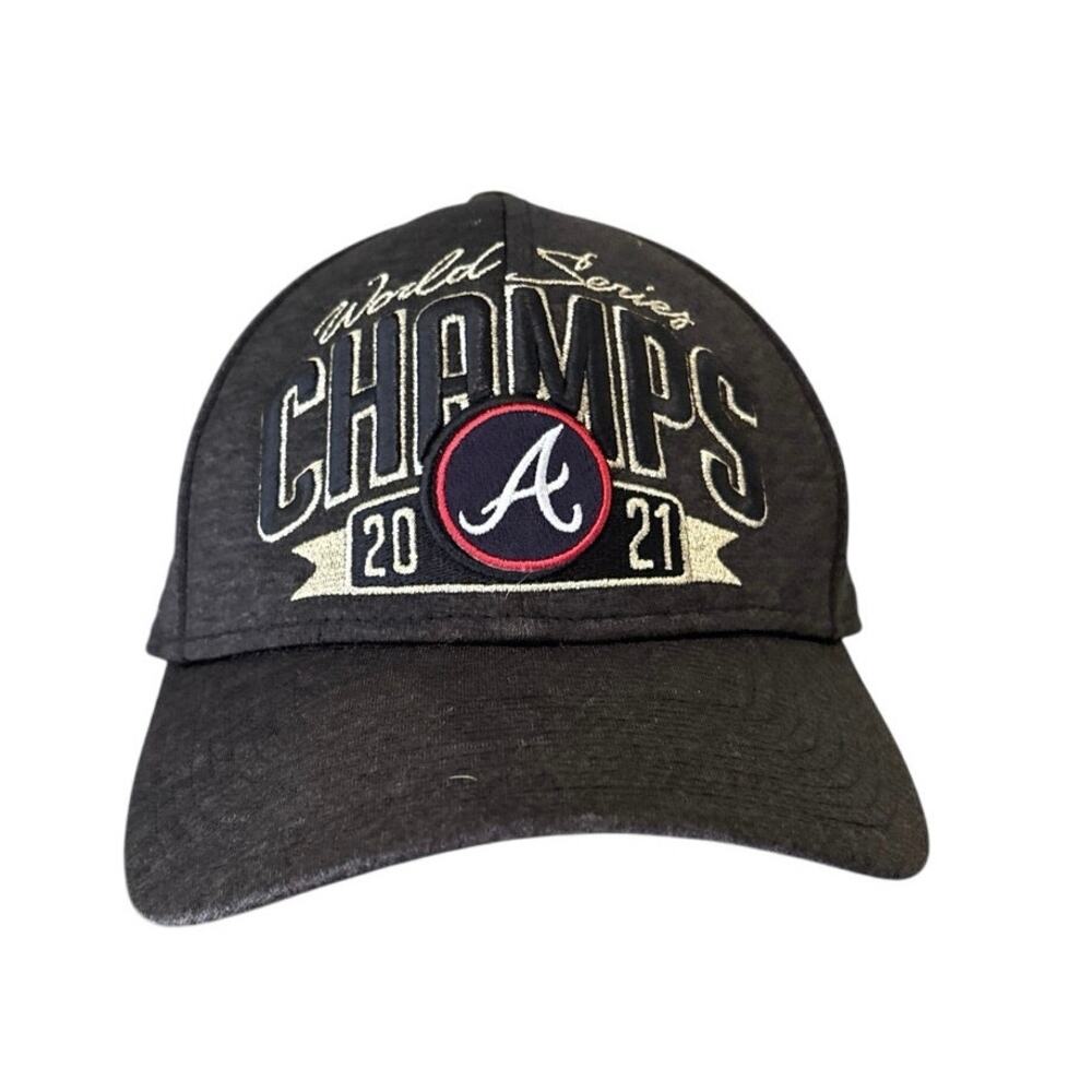 Atlanta Braves World Series Champs 2021 Hat Adjustable Adult Baseball Cap EUC